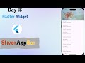 Flutter SliverAppBar Widget: Use SliverAppBar for Stunning Scroll Effects || Day15
