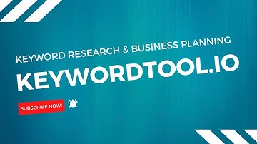 Amazing Keyword Research & Business Planning with KeywordTool.io