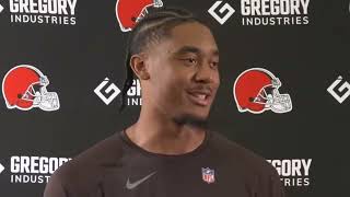 Cleveland Browns rookie QB Taylen Green on making the 53-man roster #browns #nfl
