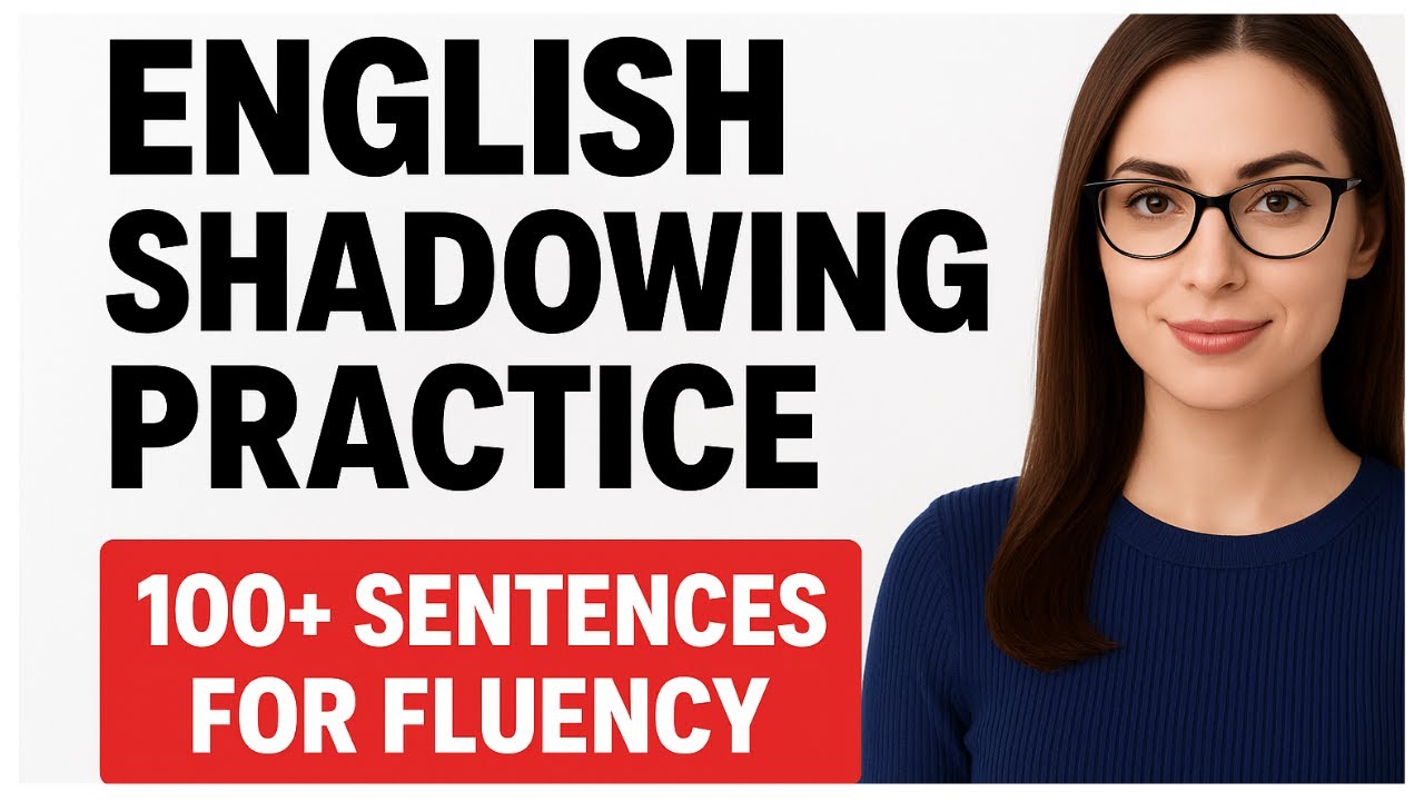 English Shadowing Practice | Speak English Fluently | Beginner to Advanced | Practice with Me