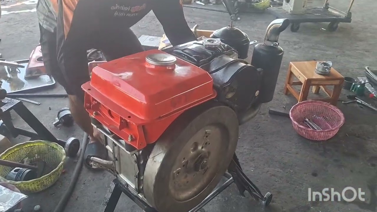 ลูกค้าส่งเครื่อง มาใส่แผ่นถ่วงกับแคมป์ไม่หลบวาล์ว เนื่องจากมีอาการสั่น