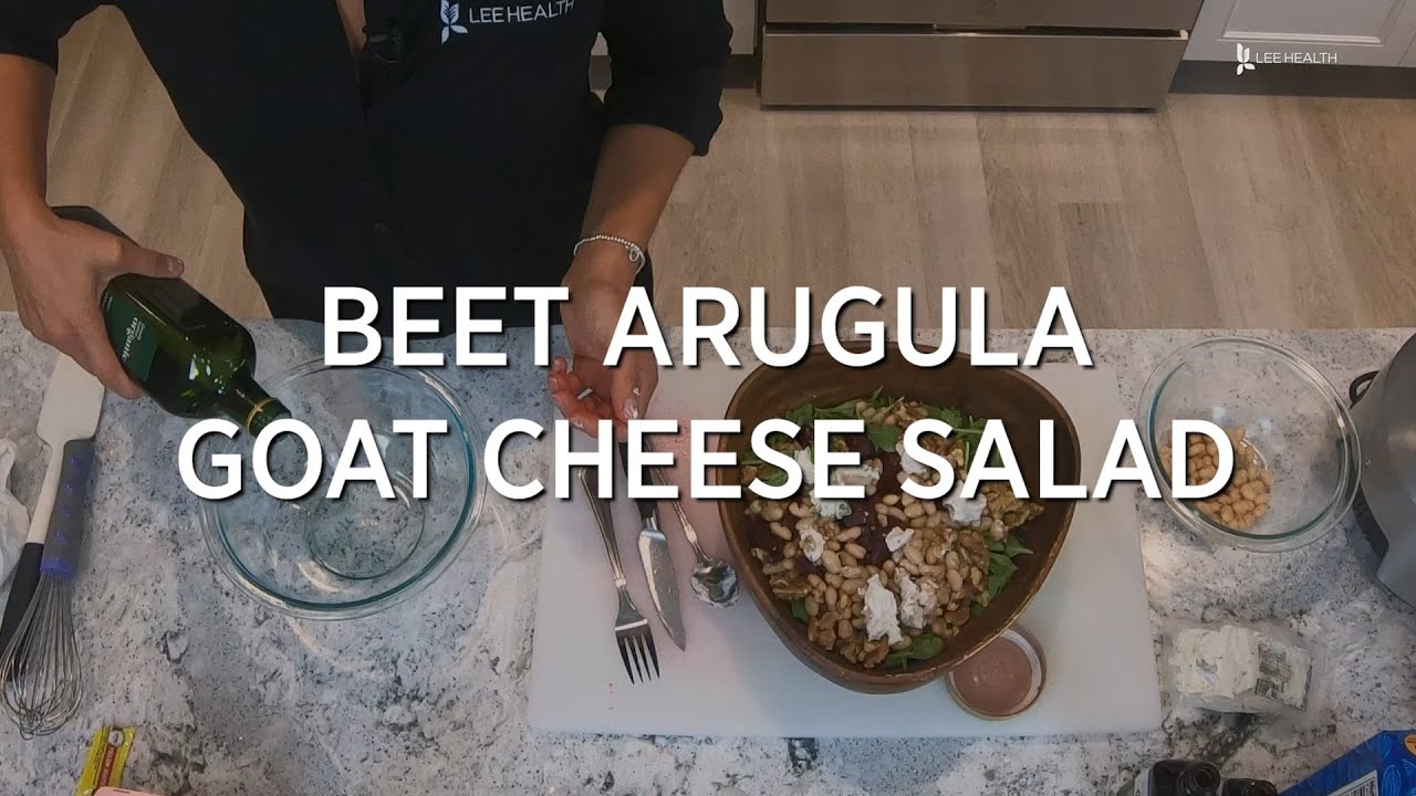 Cooking with Kat: Beet Arugula Goat Cheese Salad