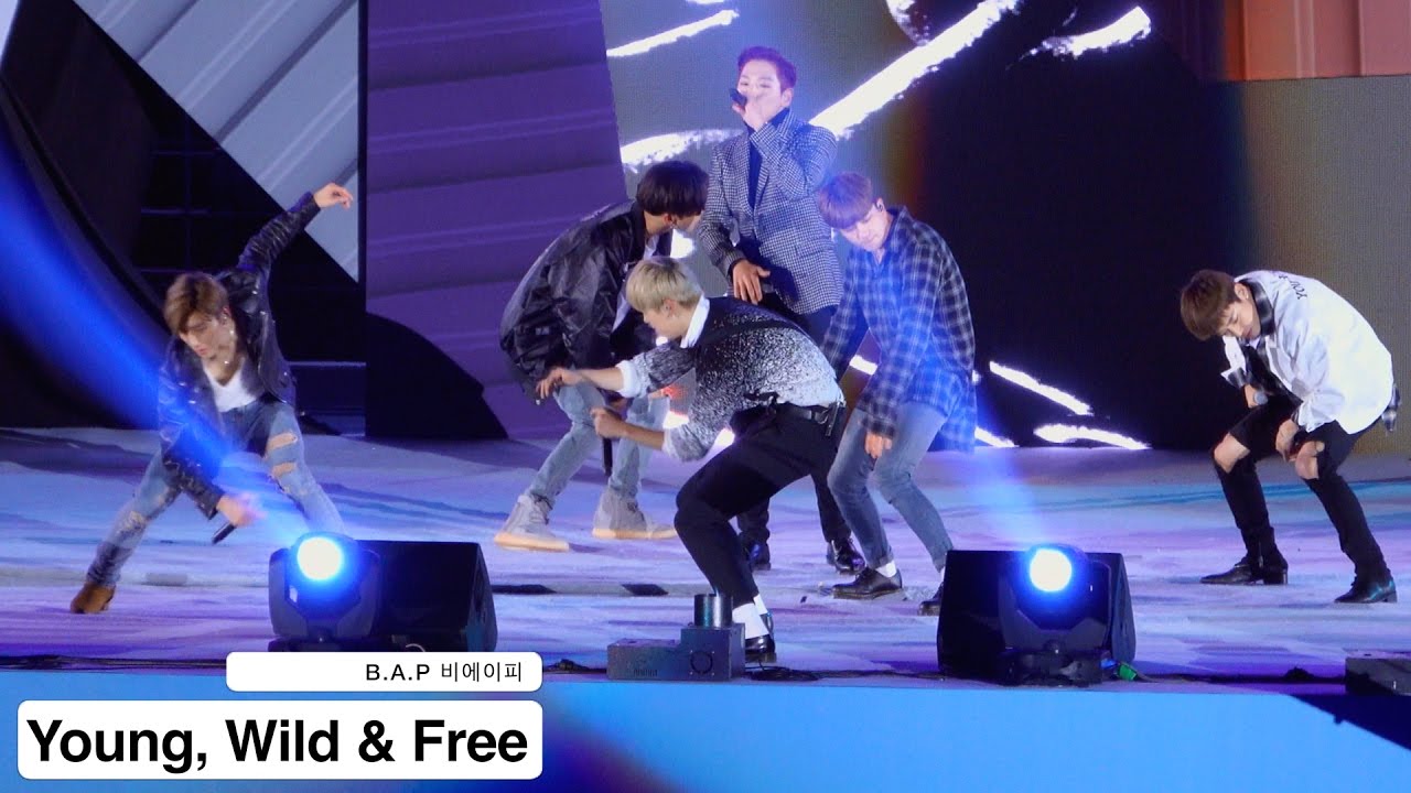 B.A.P 비에이피[4K 직캠]Young, Wild & Free@20161013 Rock Music