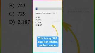 This SAT question RUINS perfect scores..
