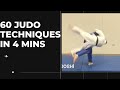 60 judo techniques in 4 minutes (Tachiwaza and Newaza compilation - Matt D’Aquino
