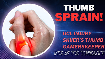Thumb sprain painful UCL ligament injury