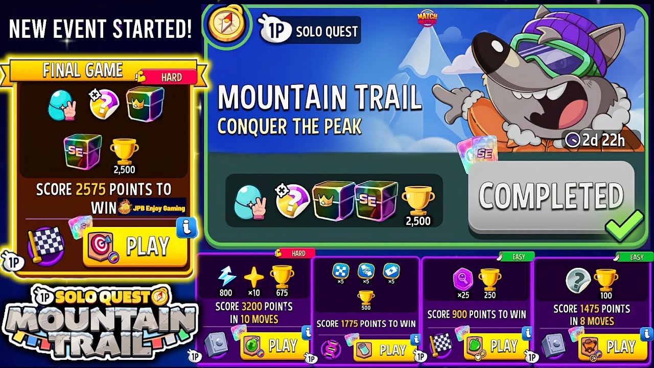 Full~SOLO GUEST~MOUNTAIN TRAIL/5 SOLO/ Bullseye Bash+Rainbow 🌈/ Bombs Away/ Mutation Lab/ Jungle Jam