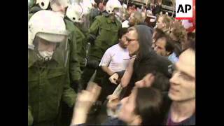 GERMANY: BERLIN: PEACE MARCH ENDS IN VIOLENCE screenshot 2