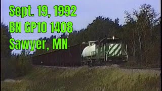 BN GP10 1408, Sawyer, MN, Sept. 19, 1992