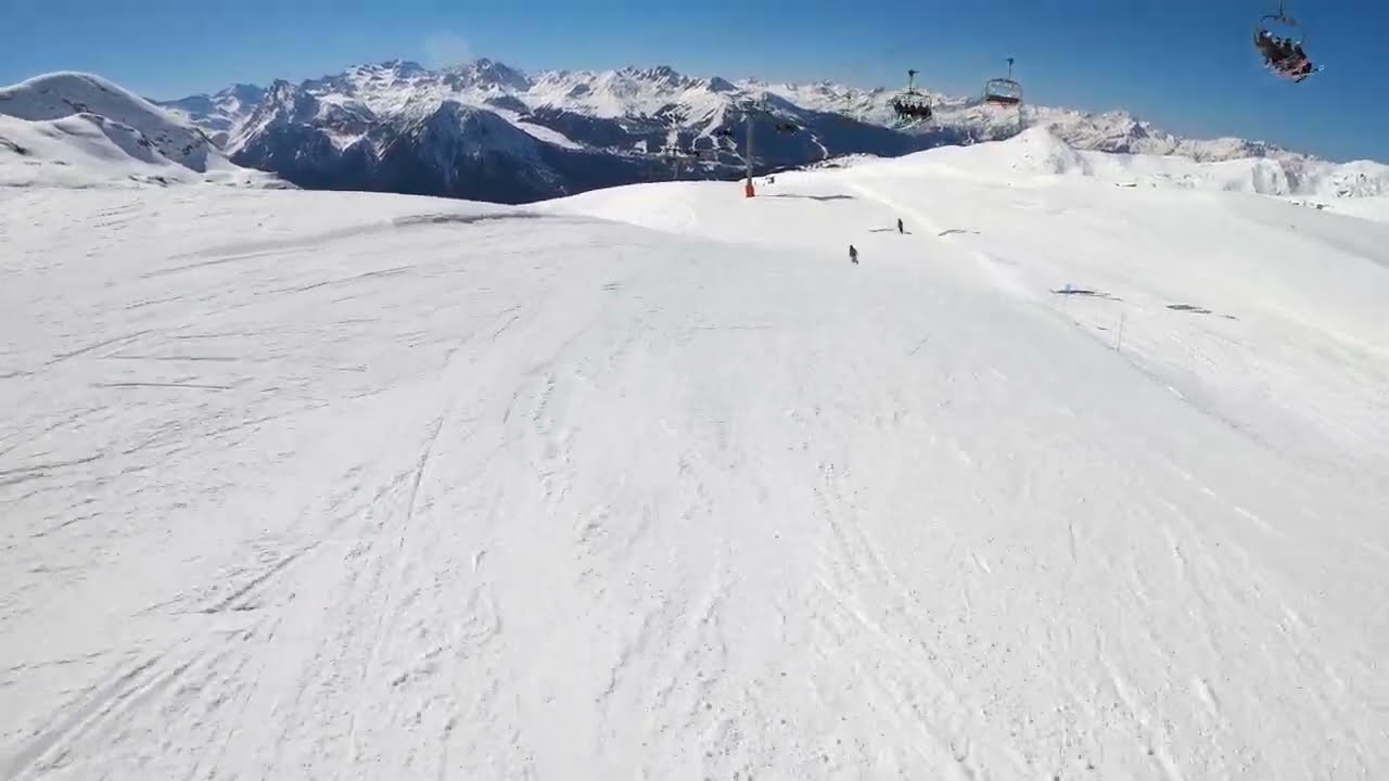 Piste Sérac Eterlou La Plagne/Paradiseski Champagny area