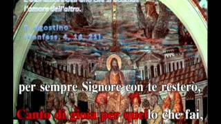 Video thumbnail of "Popoli Tutti acclamate Con Testo"