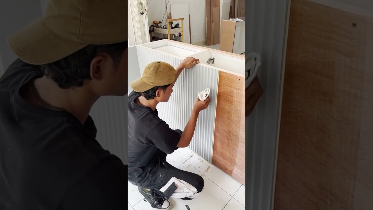 FINISHING KABINET PAKAI HPL ❌FINISHING KABINET PAKAI WPC ✅