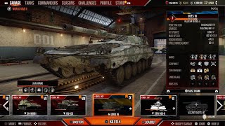Wot Console, STRV 103-0 spotter @ Hidden village, 6k spotting damage