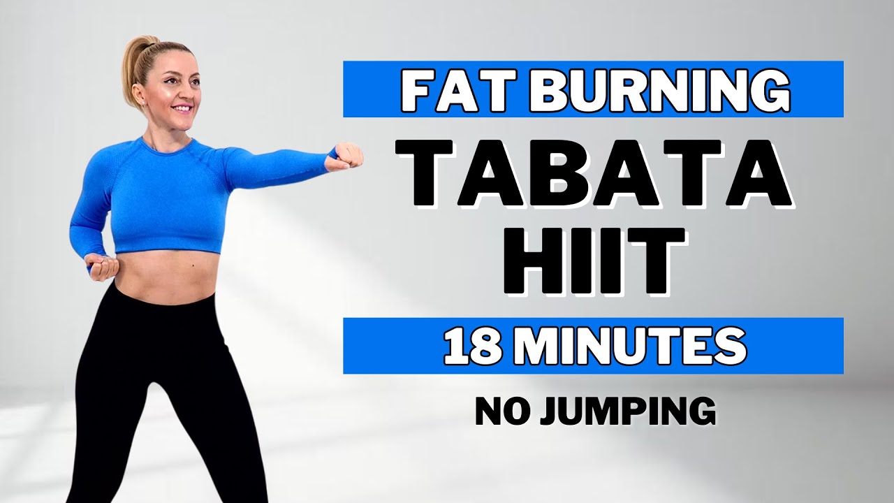 🔥18 Min TABATA HIIT🔥FAT BURNING CARDIO & TONING🔥ALL STANDING🔥NO JUMPING🔥NO REPEAT🔥