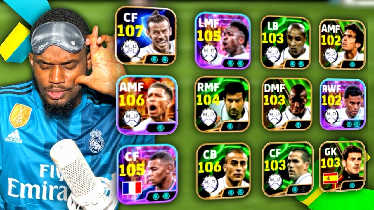 Prof BOF Builds THE MOST EXPENSIVE REAL MADRID Squad EVER in eFootball😱& IT CAN'T LOSE!