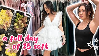 Bridal Fittings & A Full Day Of My 75 *Soft* Fitness Challenge