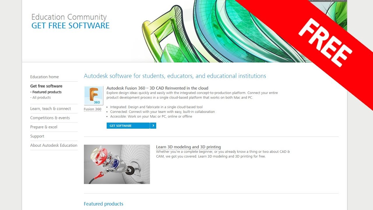 autodesk fusion 360 free