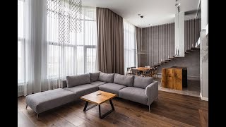 Великолепная двухуровневая квартира с панорамным видом на Неву | Видеосъемка недвижимости