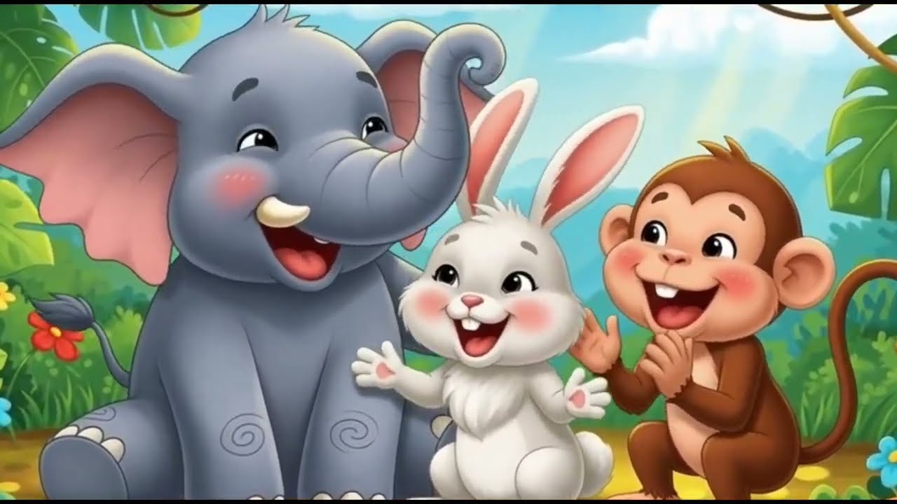 राजा–रानी और जंगल के जानवर 🐘🦒🐰 | बच्चों की दिल छू लेने वाली कहानी