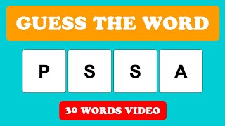 Scrambled Words Challenge #50