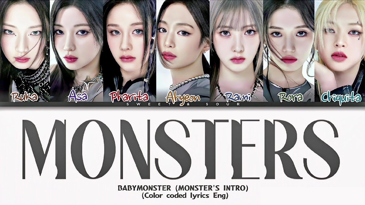 OFFICIAL AUDIO BABYMONS7ER  MONSTERS INTRO Color Coded Lyrics Eng