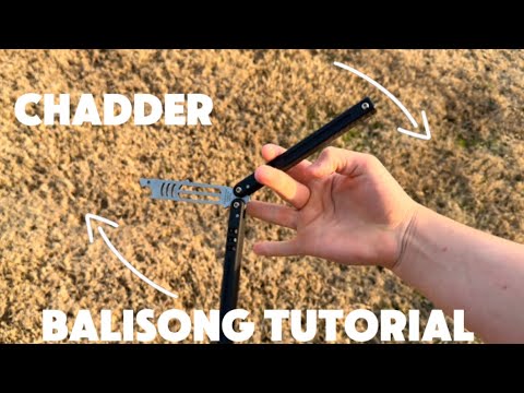 Intermediate balisong trick #1 (the chadder)￼