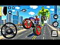🦚Indian Aura Simulator 🥰Spiderman Became Escape From Giant Hulk 💪🏻Police Car Driving Game 3D Android