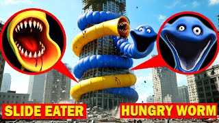 Drone Caught Hungry Worm From Underground Devouring Slide Eater In Real Life We Were In Danger