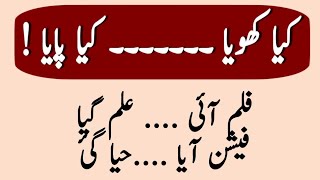 Kya Khoya Kya Paya True Writes