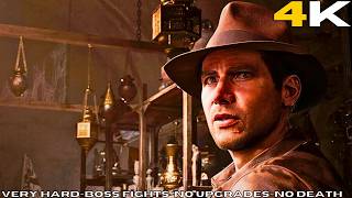 Indiana Jones And The Great Circle - All Boss Fights - [4K/60 fps] (Very Hard , No Upgrades)