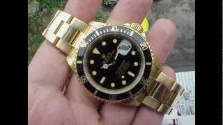 Rolex Submariner Solid Gold 16618 16808 - Paul Pluta Prestige Watch Review Special