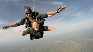Jessica Shaffer's Tandem skydive in Northeast PA!