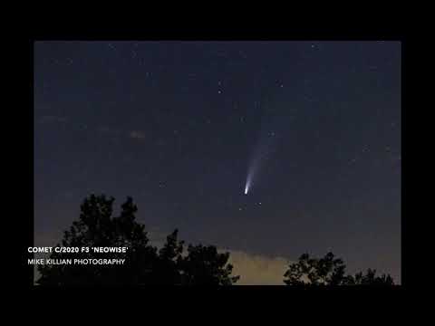 Comet NEOWISE Time-Lapse July 18, 2020
