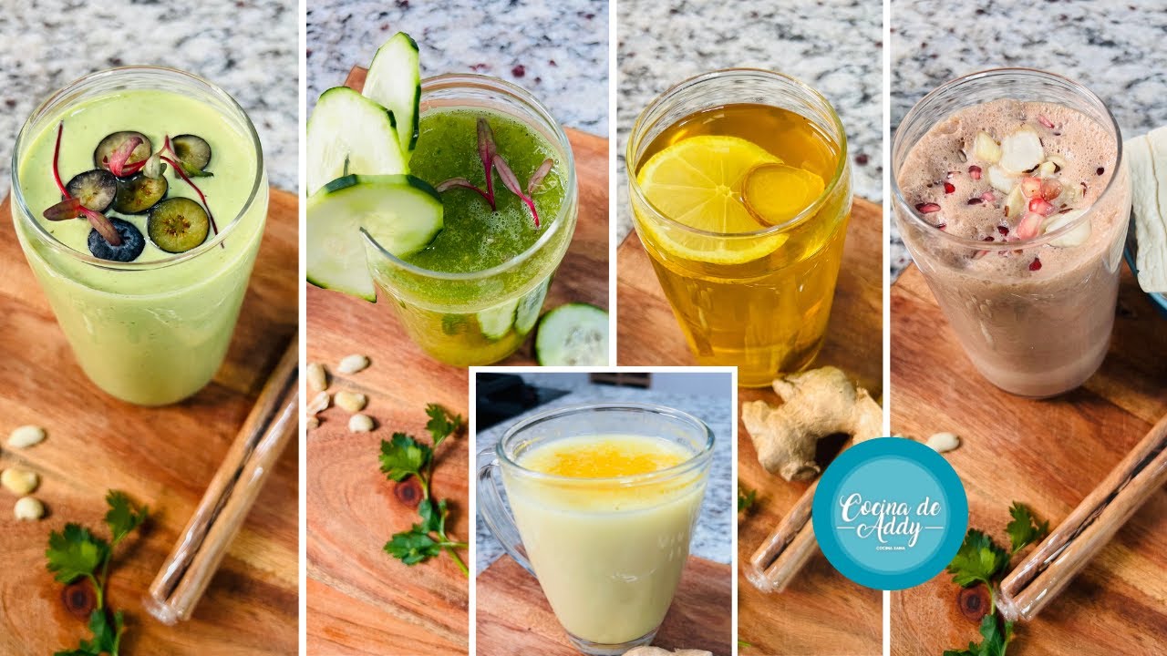 BEBIDAS P/Menopausia, Diabetes, Depresión, Sueño, Tiroides. BALANCE HORMONAL. Desayuno/Cena| Addy