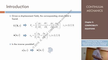 Continuum Mechanics - Ch 3 - Lecture 1 - Introduction