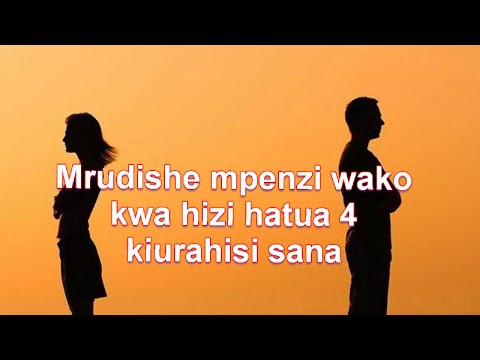 Video: Jinsi Ya Kumrudisha Ex Wako