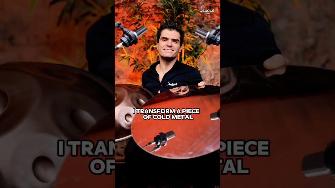 🤩From a Cold piece of steel to a magnificent Handpan🎶 #handpan #hangdrum #hang #pantam #maker
