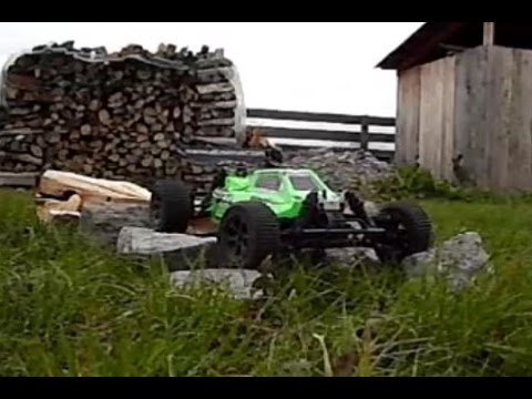 Absima AB1 vs Obstacle - YouTube