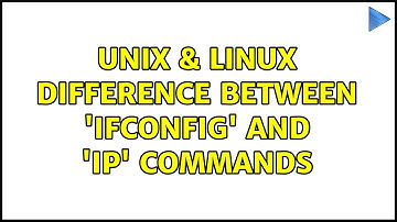Unix & Linux: Difference between 