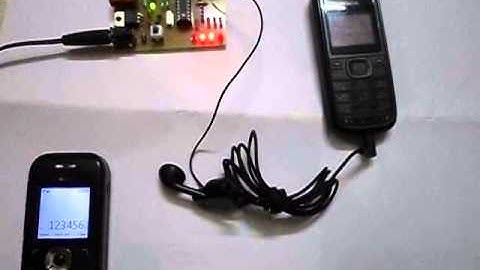 DTMF Controlling LEDs Using Mobile