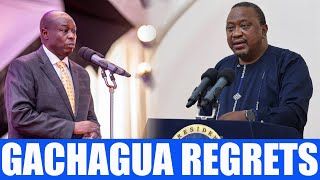 Kimeumana: I regret fighting Uhuru, Crying Gachagua demolishes Ruto at a Funeral