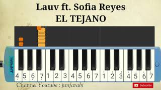 Lauv ft Sofia Reyes - EL TEJANO - melodika instrumental