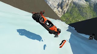 Bugatti Veyron Super Sport 2012 vs Ice Terrain | BeamNG.drive