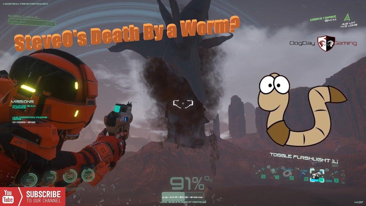 Osiris New Dawn Eaten By Giant Worm