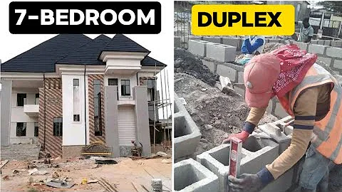 Quantity of Materials, Price of Materials for Building 7-Bedroom Duplex in Nigeria 2025