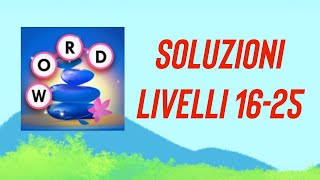 Calming Word Puzzles - Soluzioni Livelli 16-25 -  Gioco di parole - Gameplay - iOS/Android screenshot 3