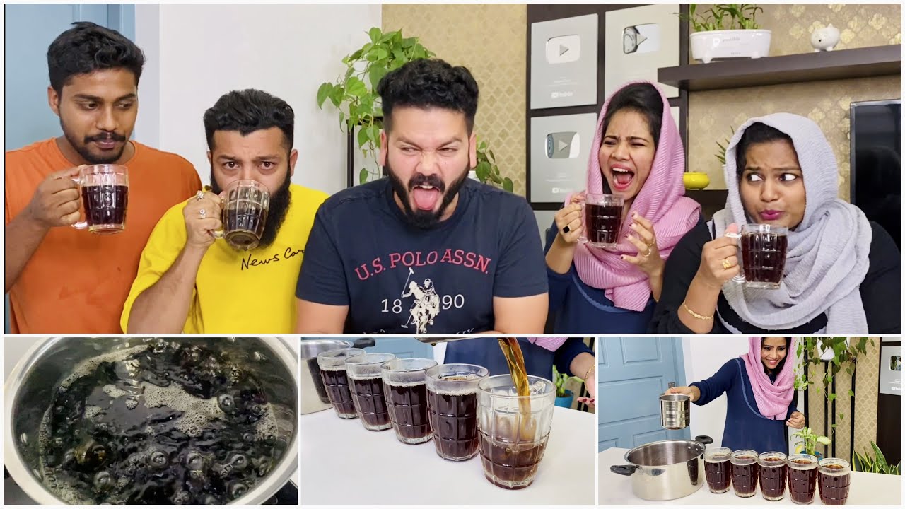 തിളച്ച കട്ടൻചായ Challenge 🥵 | Mashura | Basheer Bashi | Suhana | Chemmu | Jinu