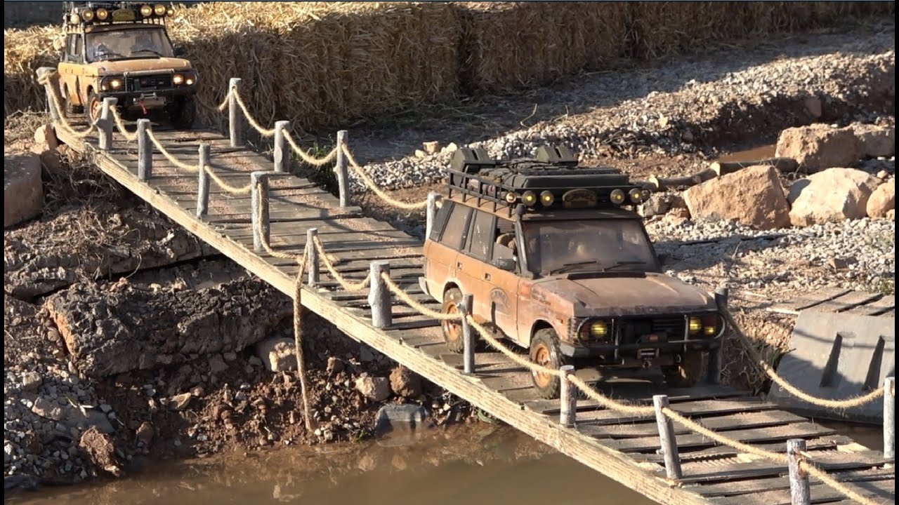 REALISTIC RC SCALE CIRCUIT, PURE RC SCALE 4X4 OFF ROAD 🏁 CAMEL TROPHY IBERIAN TEAM