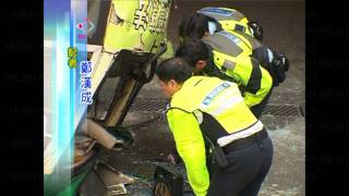 20100517 沙田奪命車禍小巴撞的士