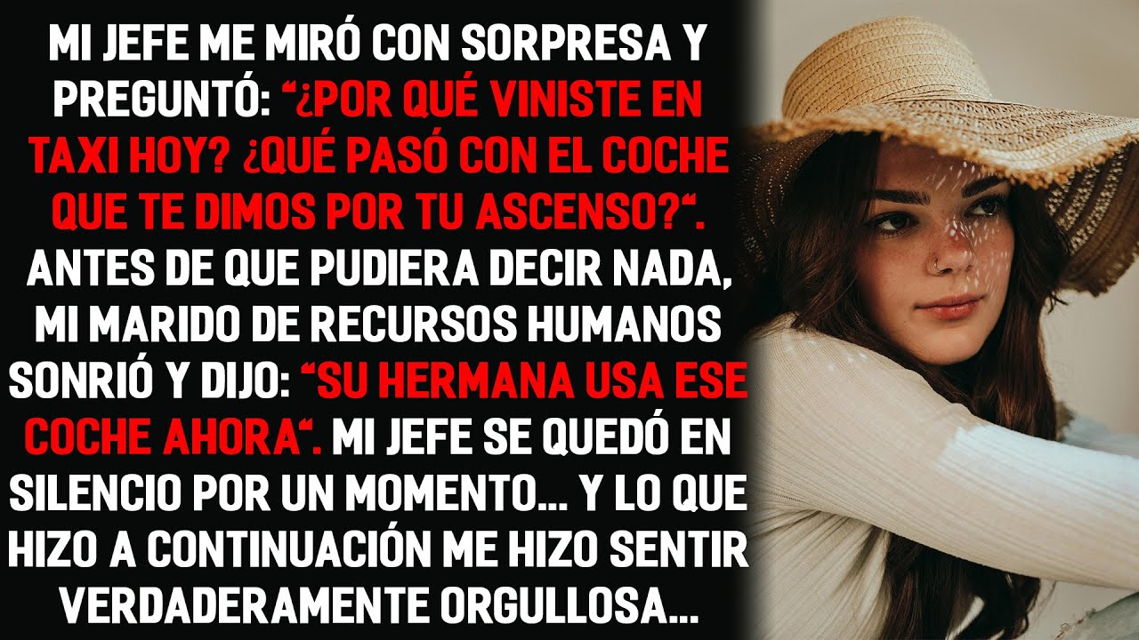 Mi jefa me miró y preguntó por mi coche de lujo de la empresa. Lo que sucedió a continuación cambió